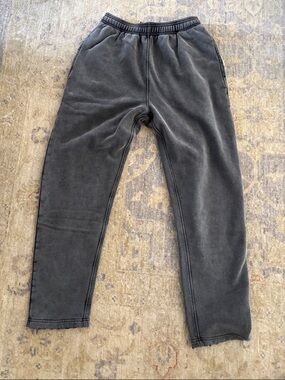 Yellow Label Co. YELABEL Men's Gray WashFleece Sweatpants
